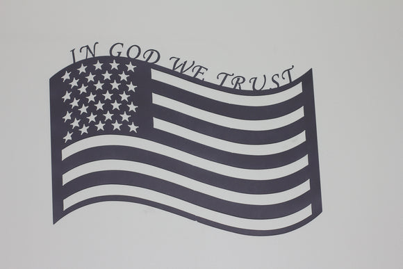 American Flag- In God We Trust